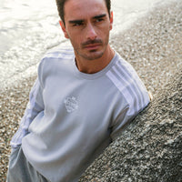 Felpa Crewneck Grigia Logo Adidas X Como 1907