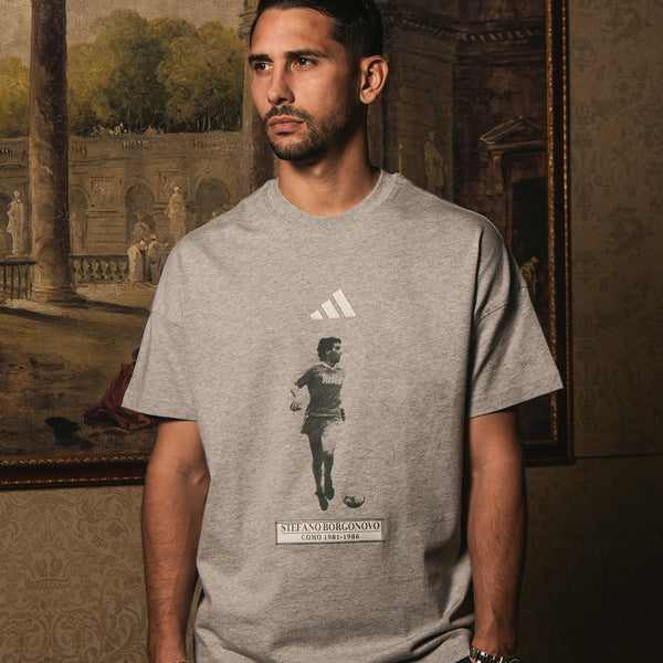 T-shirt Grigia Borgonovo Adidas X Como 1907