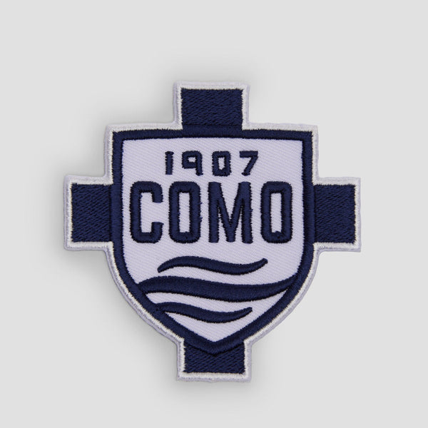 Patch Termoadesiva Con Scudo Blu Navy Como 1907