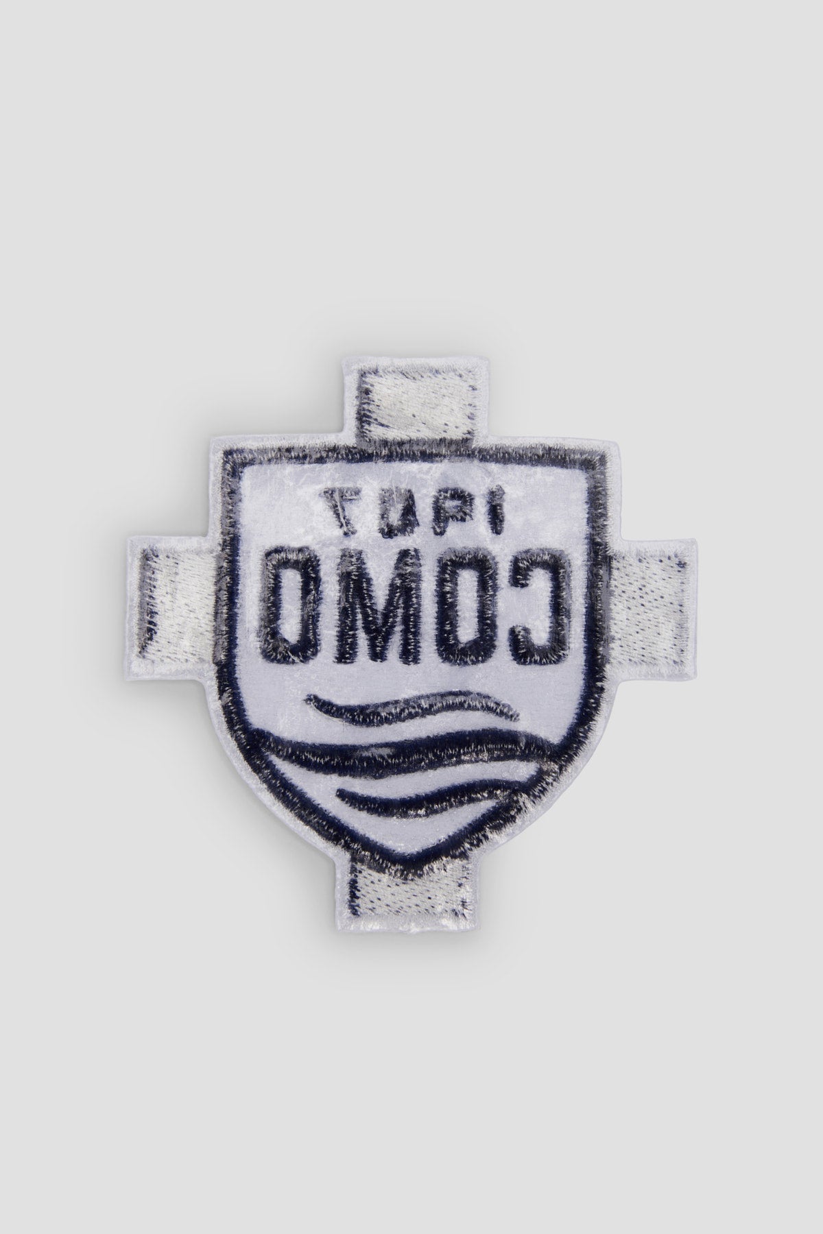 Patch Termoadesiva Con Scudo Blu Navy Como 1907