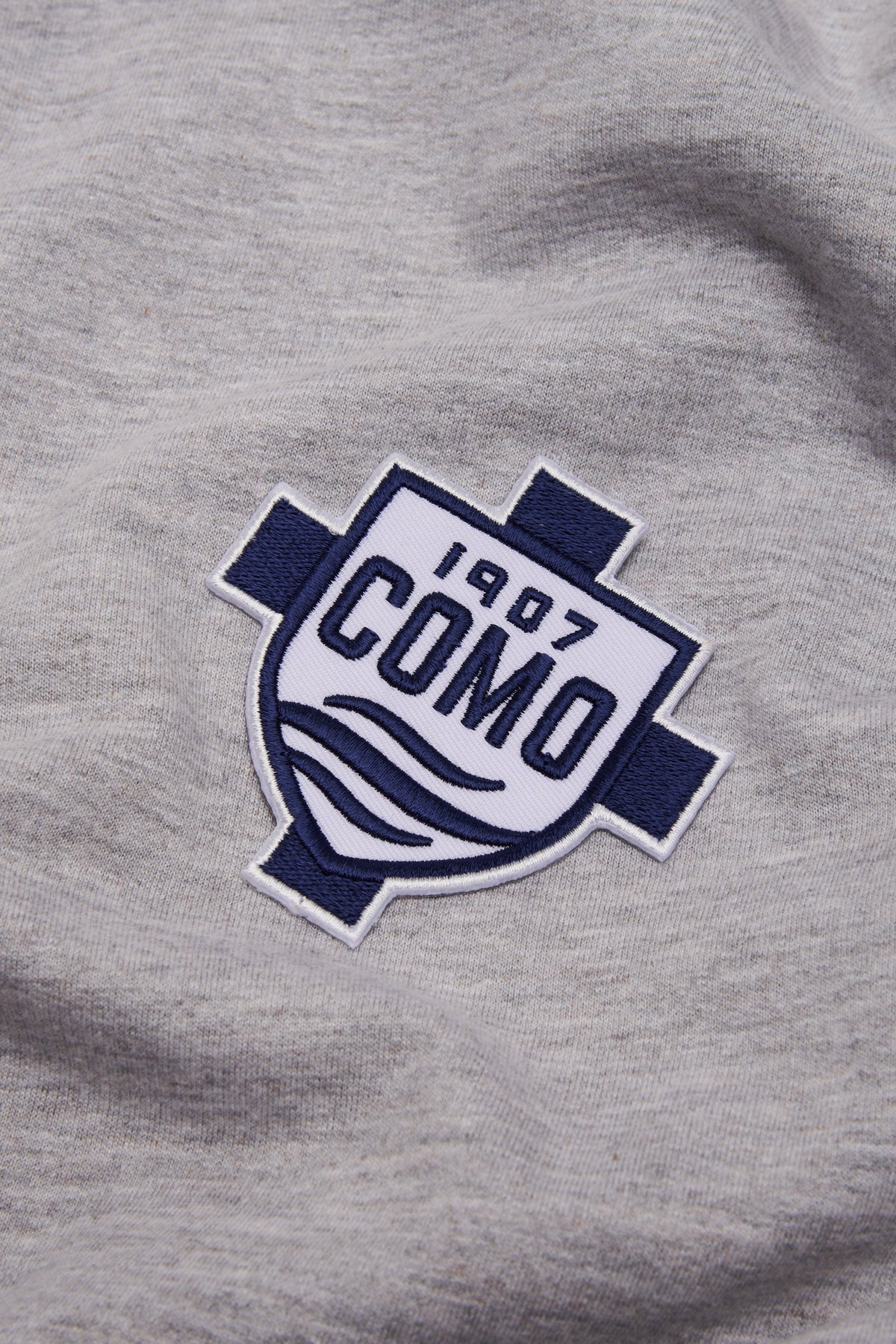 Patch Termoadesiva Con Scudo Blu Navy Como 1907