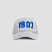Baseball Cap Grigio Con Ricamo Royal Como 1907