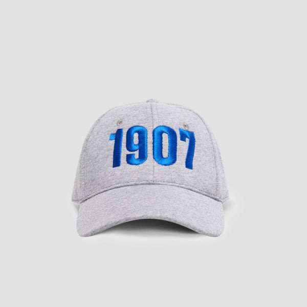 Baseball Cap Grigio Con Ricamo Royal Como 1907