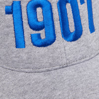 Baseball Cap Grigio Con Ricamo Royal Como 1907