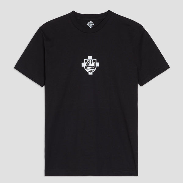 T-shirt Regular Nera Scudo Como 1907