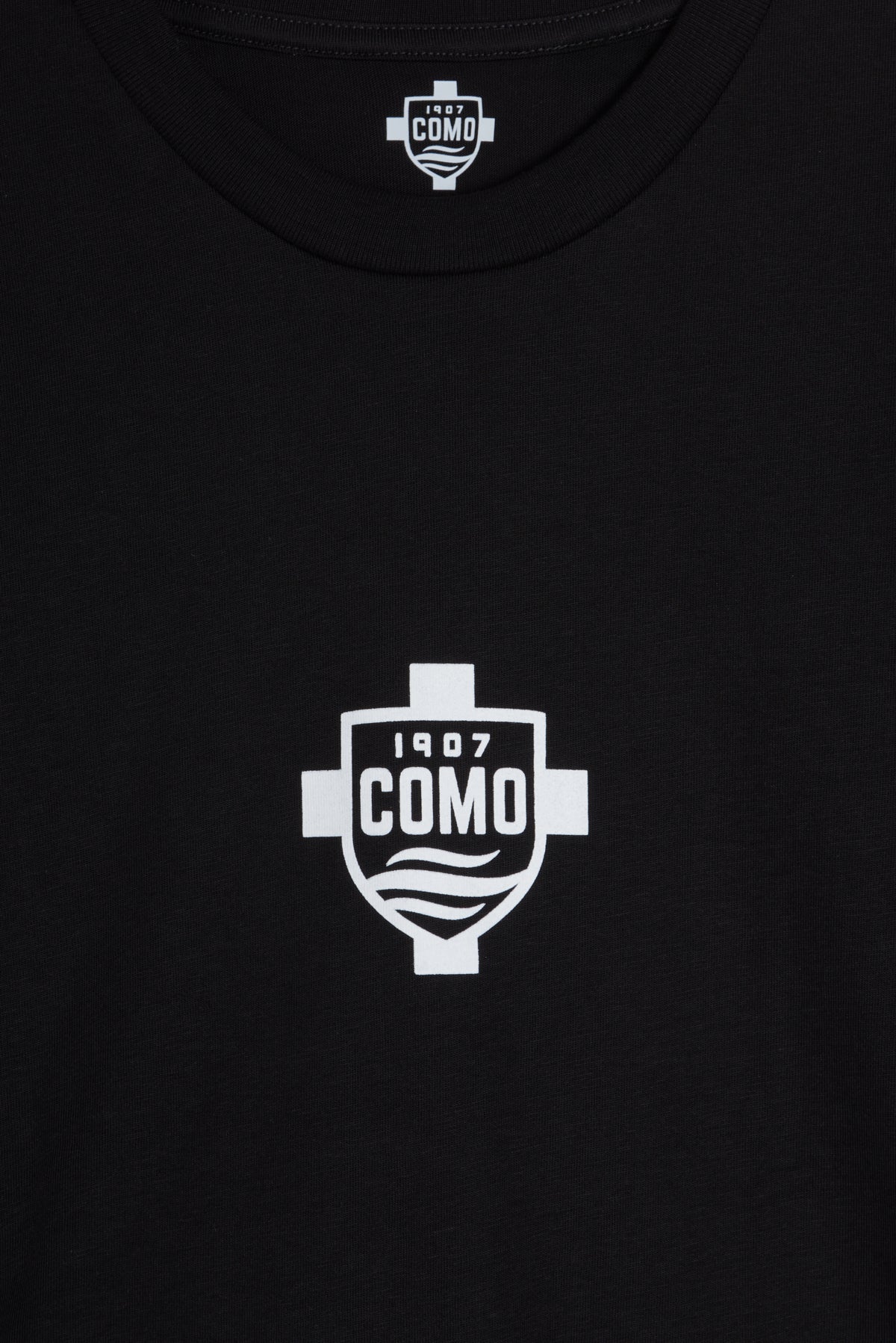 T-shirt Regular Nera Scudo Como 1907