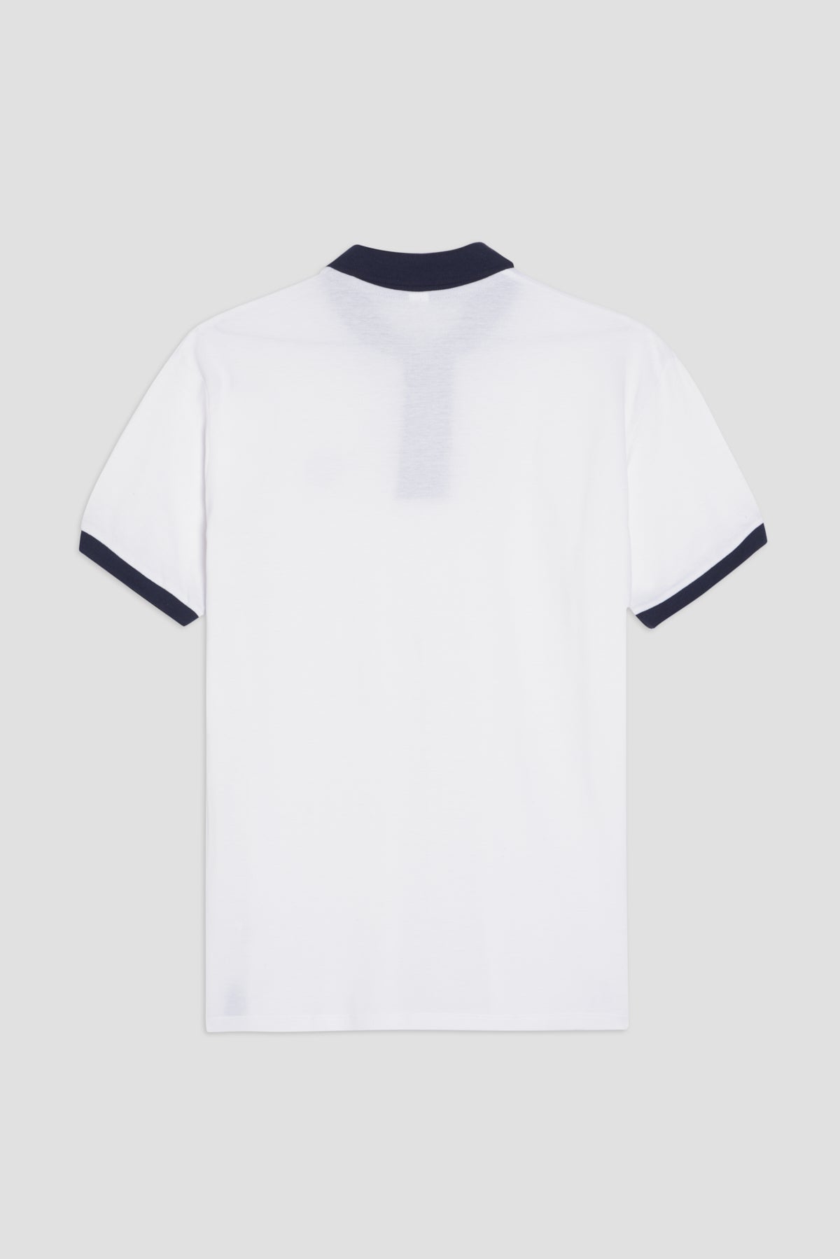 Polo Manica Corta Bianca Navy Como 1907