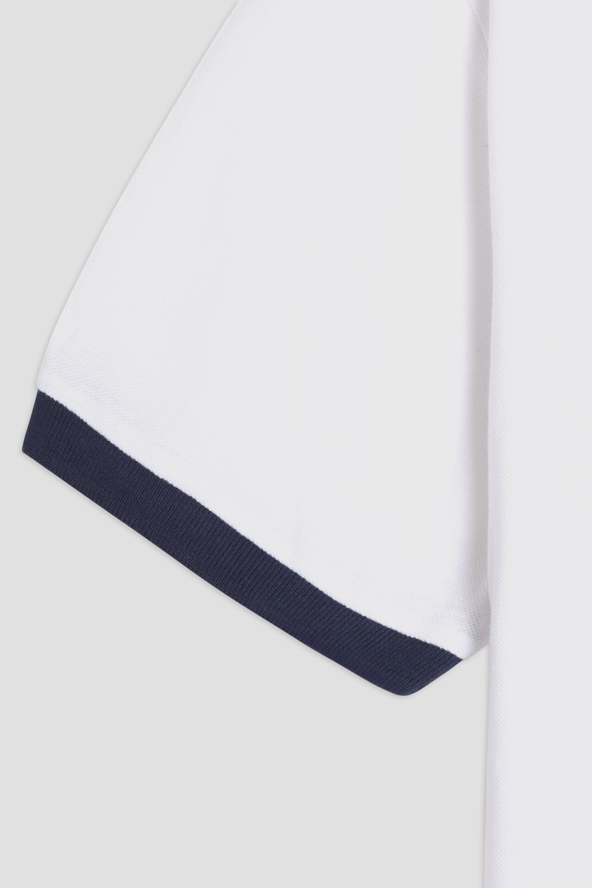 Polo Manica Corta Bianca Navy Como 1907