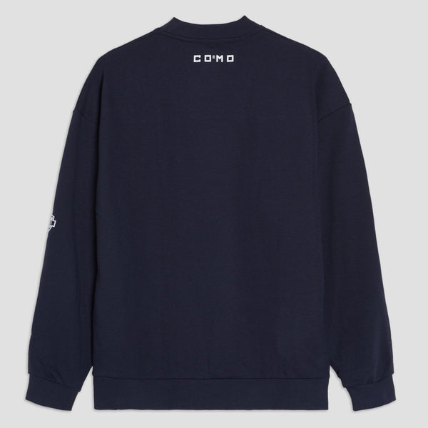 Felpa Girocollo Navy Distinti Como 1907
