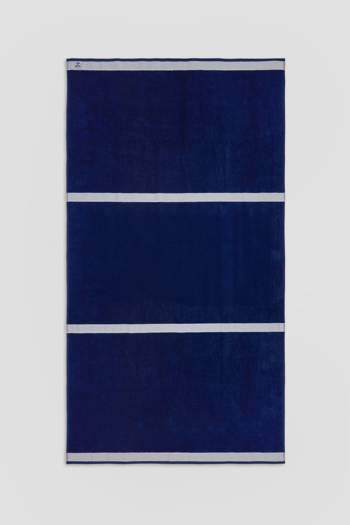 Telo Mare In Spugna Navy Righe Bianche Como 1907