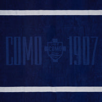 Telo Mare In Spugna Navy Righe Bianche Como 1907