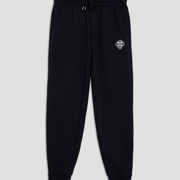 Como 1907 Pantaloni Della Tuta Blu Navy Scudo