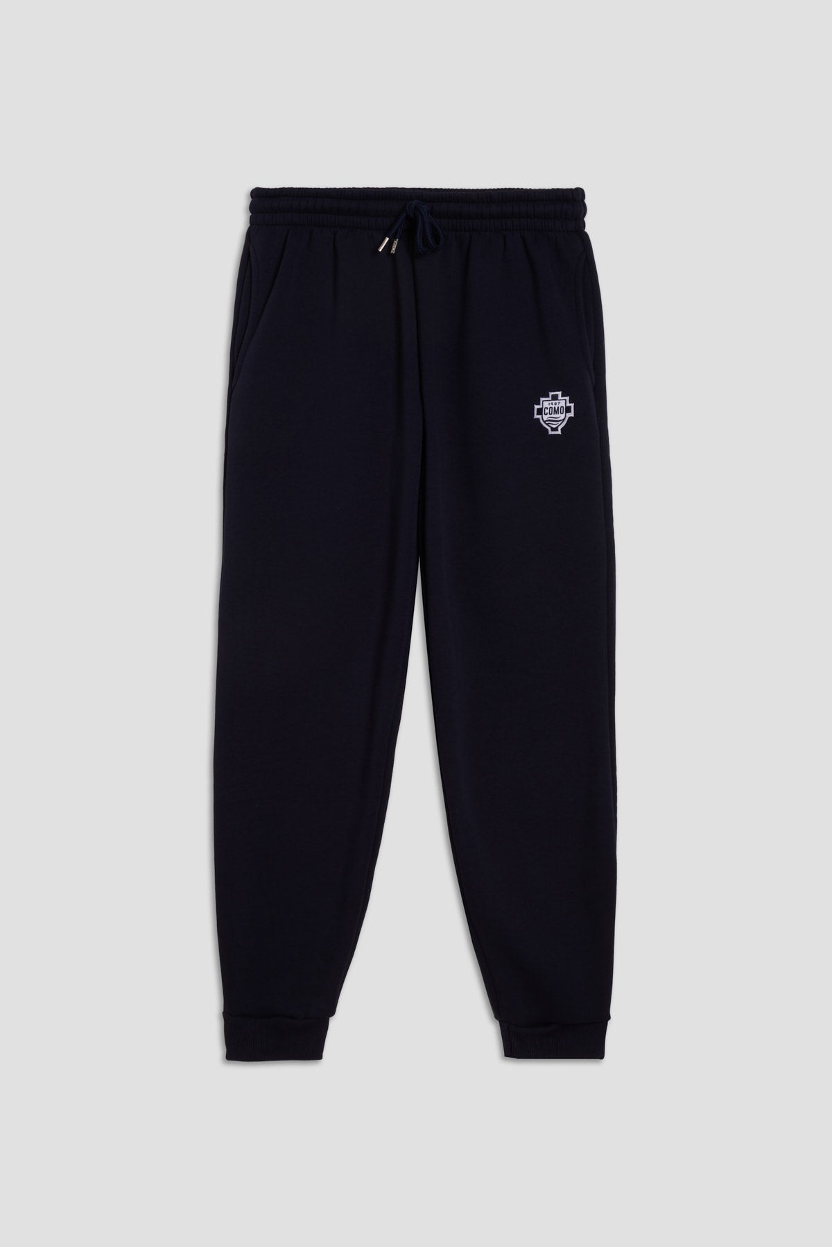 Como 1907 Pantaloni Della Tuta Blu Navy Scudo