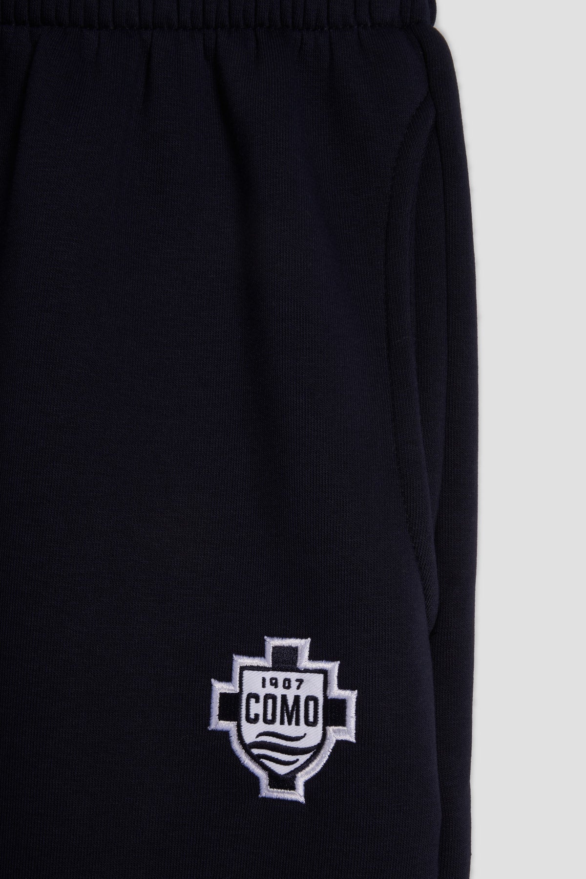 Como 1907 Pantaloni Della Tuta Blu Navy Scudo