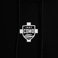 Como 1907 Felpa con Cappuccio Nera Scudo