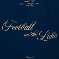 Football on the Lake Tote Bag Navy