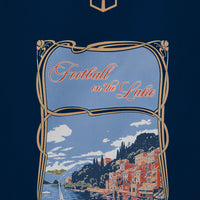 Football on the Lake Tote Bag Navy