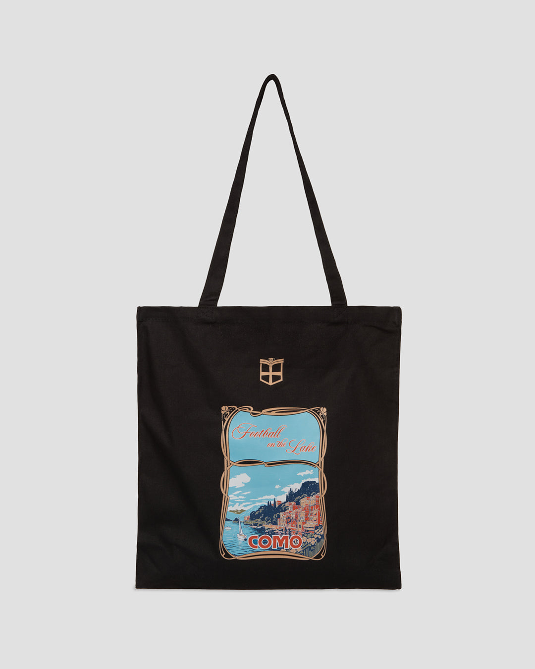 Football on the Lake Tote Bag Nero