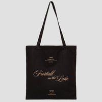 Football on the Lake Tote Bag Nero