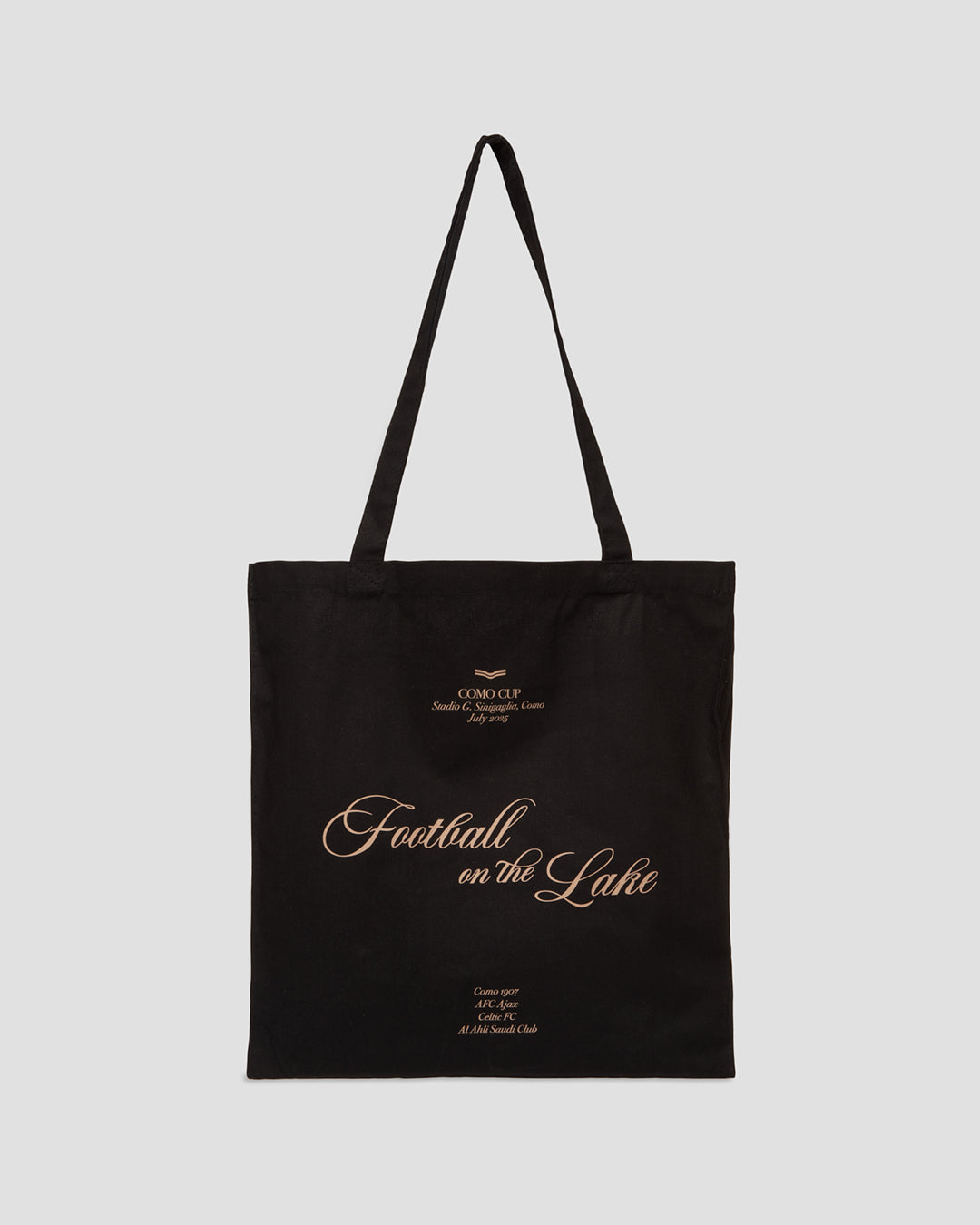 Football on the Lake Tote Bag Nero