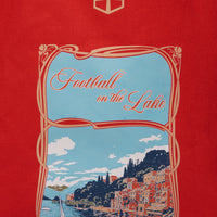 Football on the Lake Tote Bag Rosso