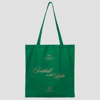 Football on the Lake Tote Bag Verde