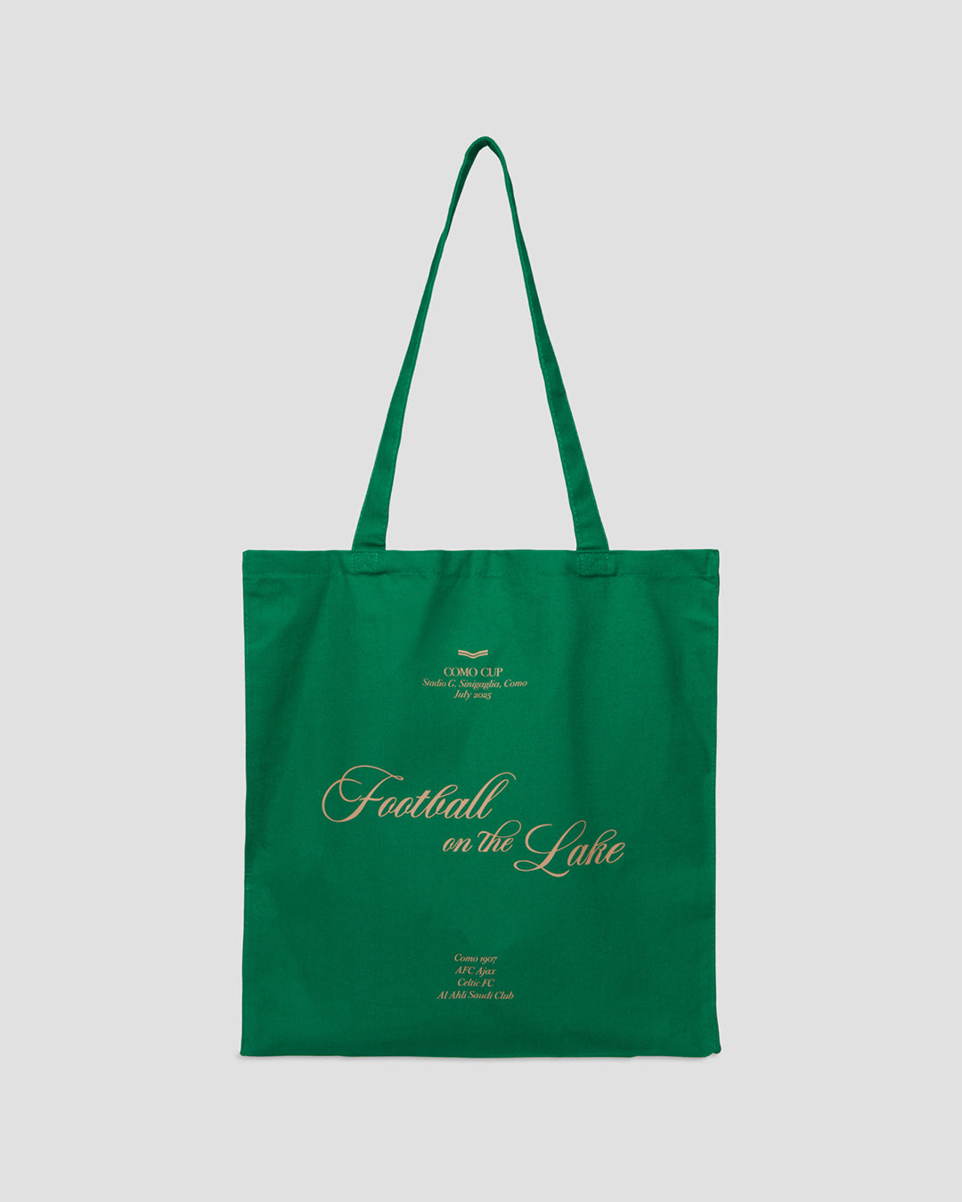 Football on the Lake Tote Bag Verde