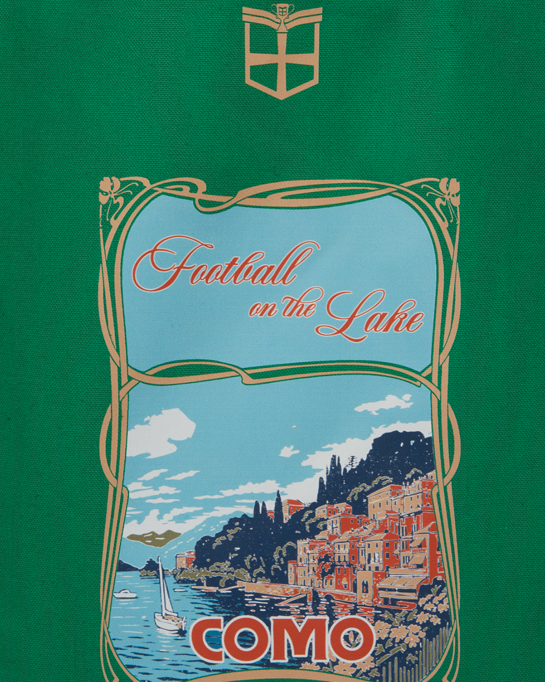Football on the Lake Tote Bag Verde