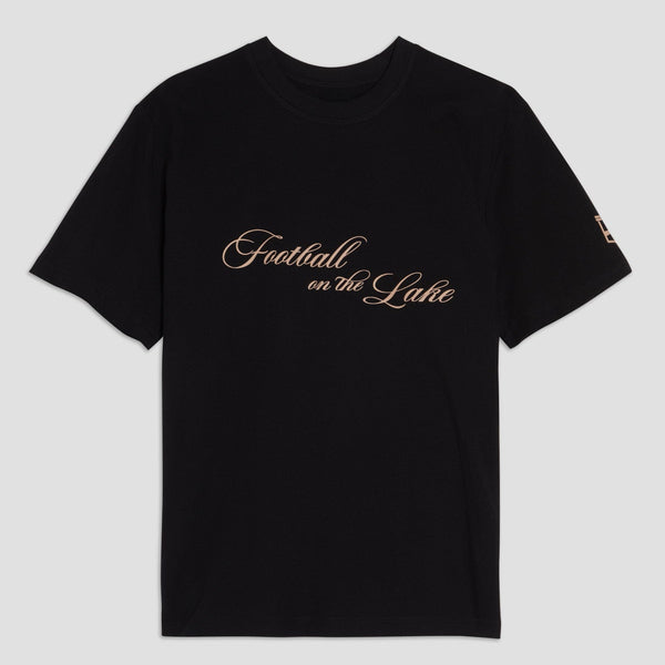 Football on the Lake T-shirt Nero
