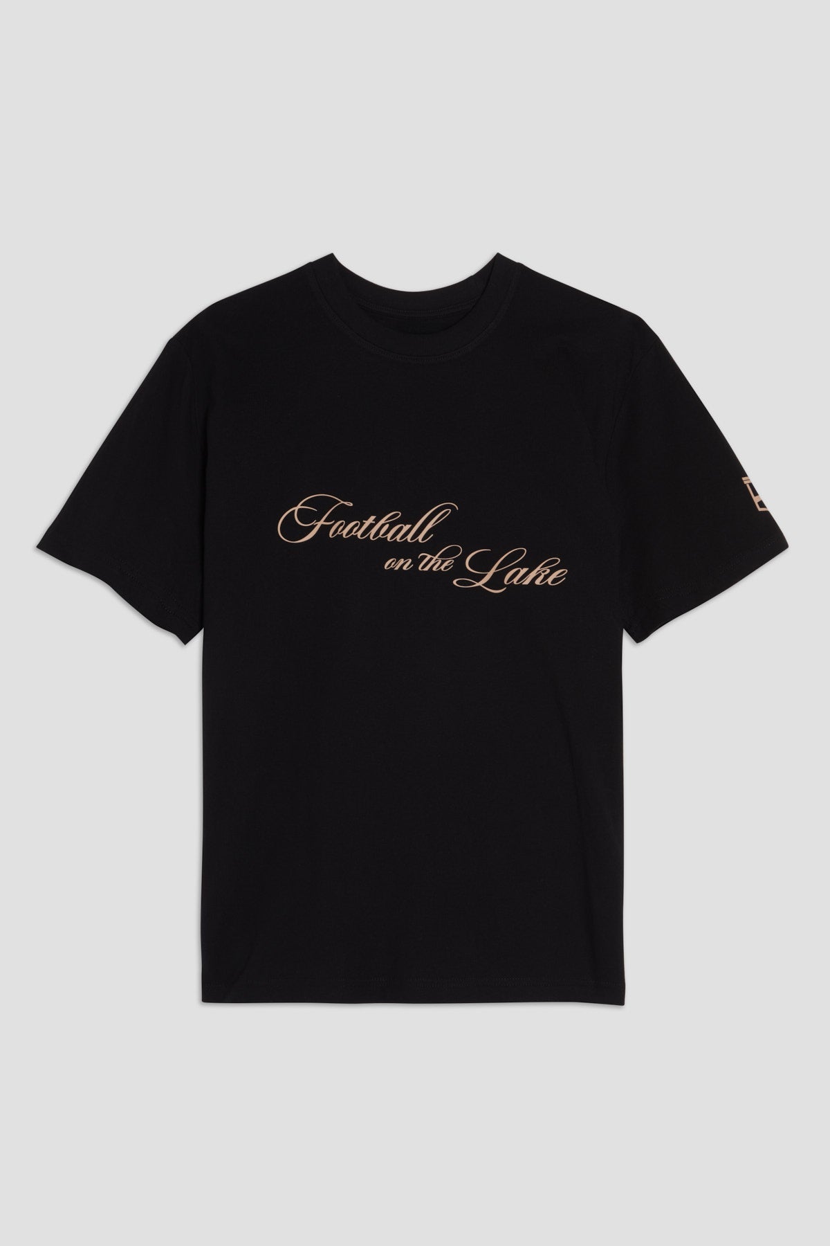Football on the Lake T-shirt Nero