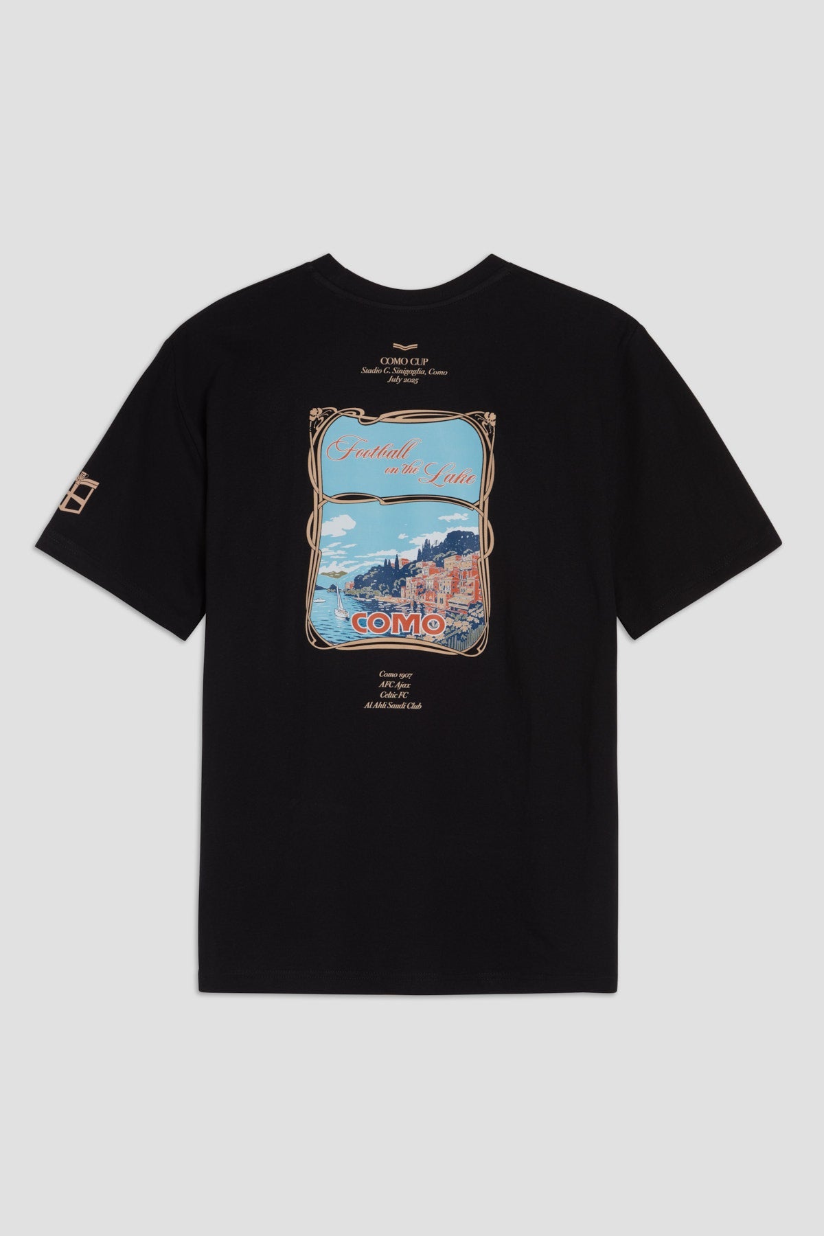 Football on the Lake T-shirt Nero