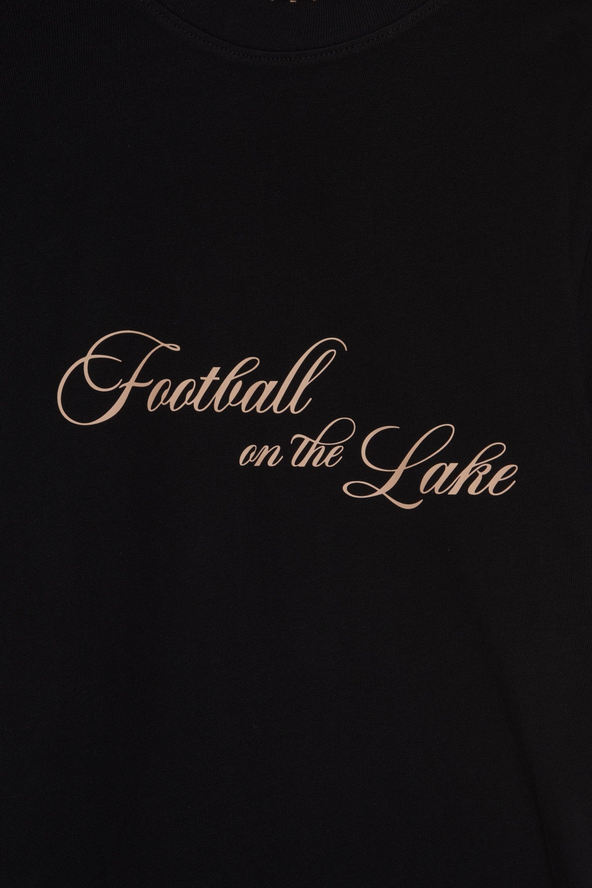 Football on the Lake T-shirt Nero