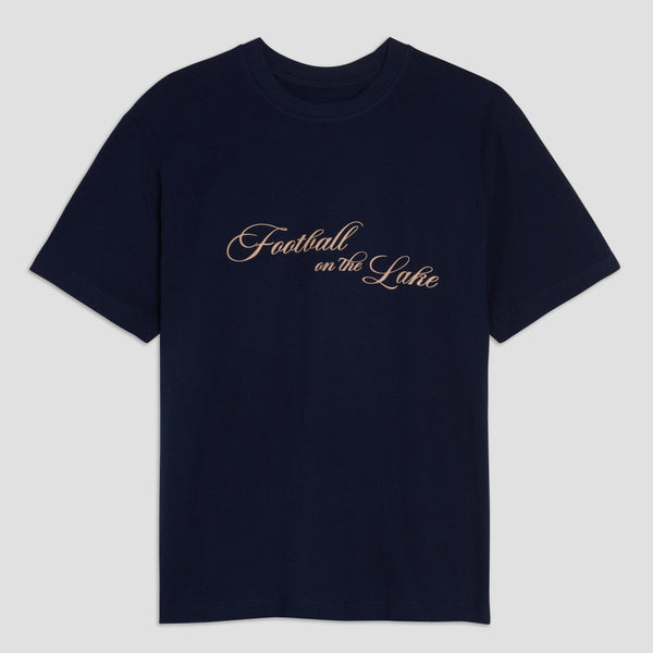 Football on the Lake T-shirt Blu