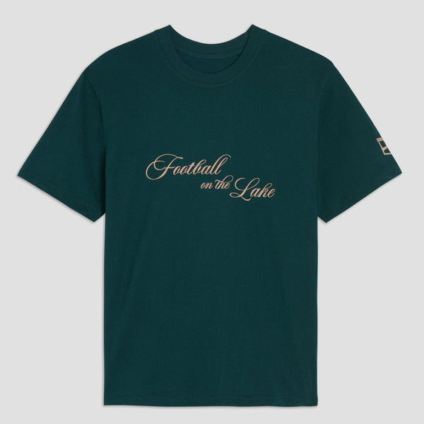 Football on the Lake T-shirt Verde