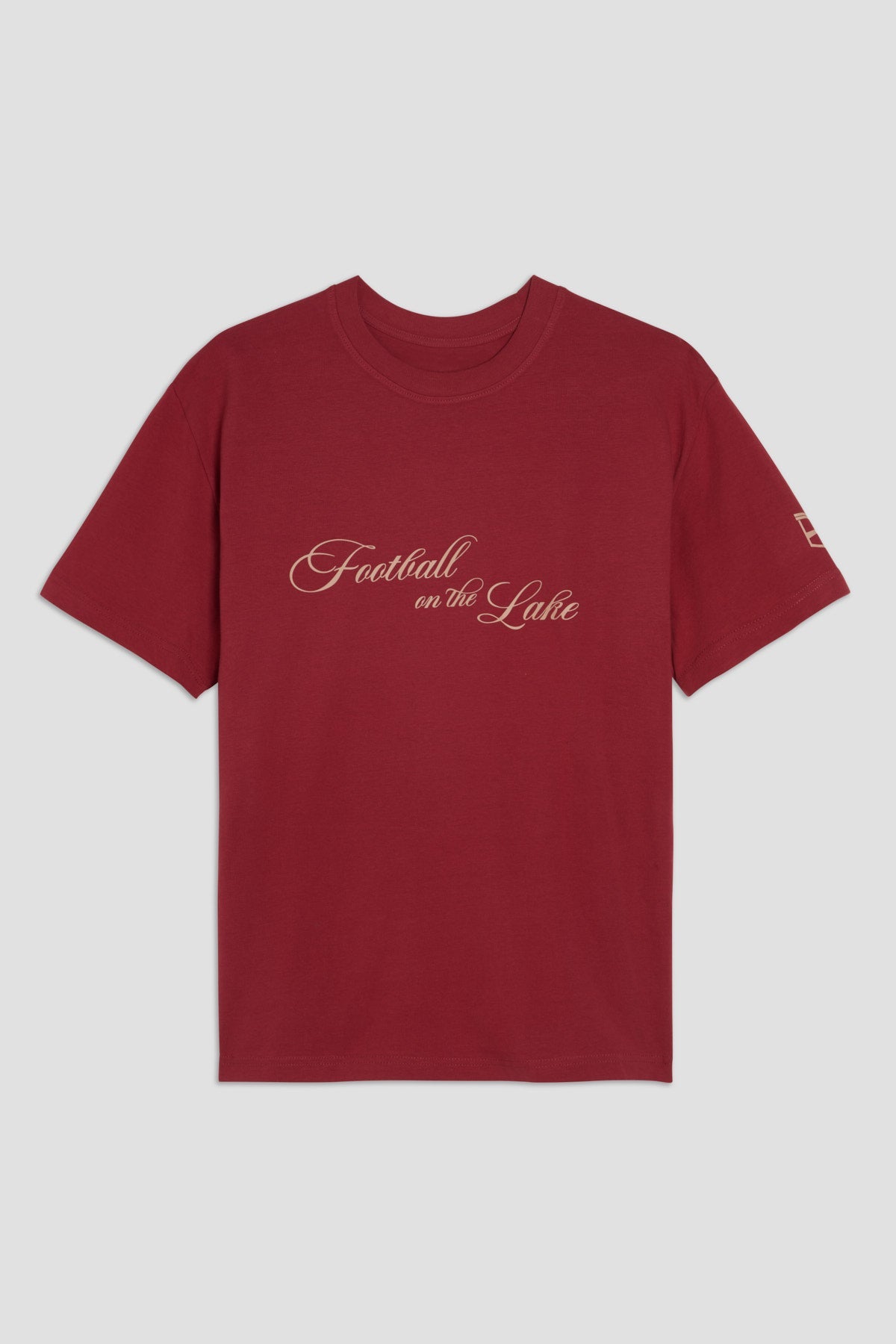Football on the Lake T-shirt Rosso