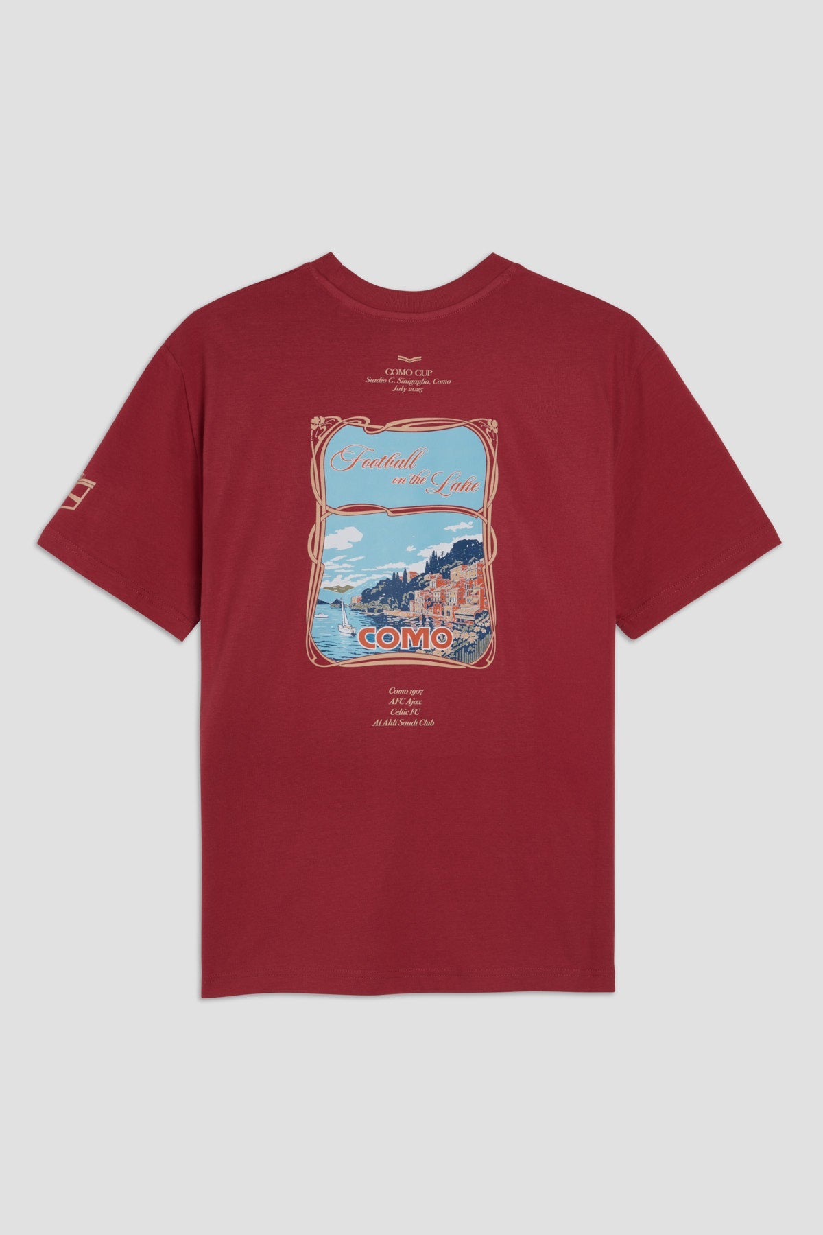 Football on the Lake T-shirt Rosso