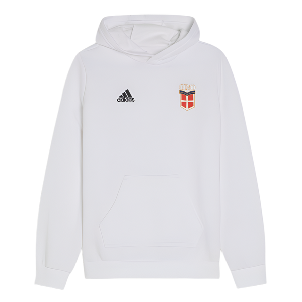 Felpa Bianca Con Cappuccio Crest Adidas X Como 1907 Bambino