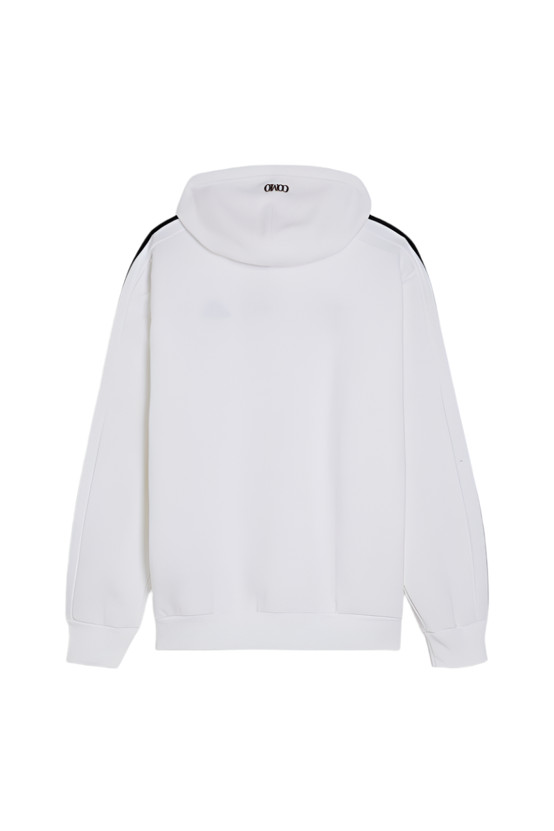 Felpa Bianca Con Cappuccio Crest Adidas X Como 1907