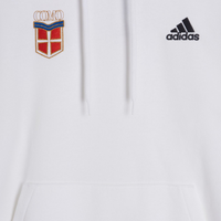 Felpa Bianca Con Cappuccio Crest Adidas X Como 1907