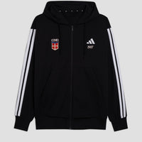 Adidas X Como 1907 Felpa Con Zip Intera Nera