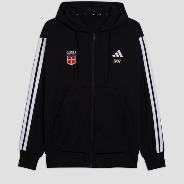Adidas X Como 1907 Felpa Con Zip Intera Nera