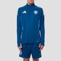 Como 1907 Maglia Manica Lunga Mezza Zip Allenamento 2025/26