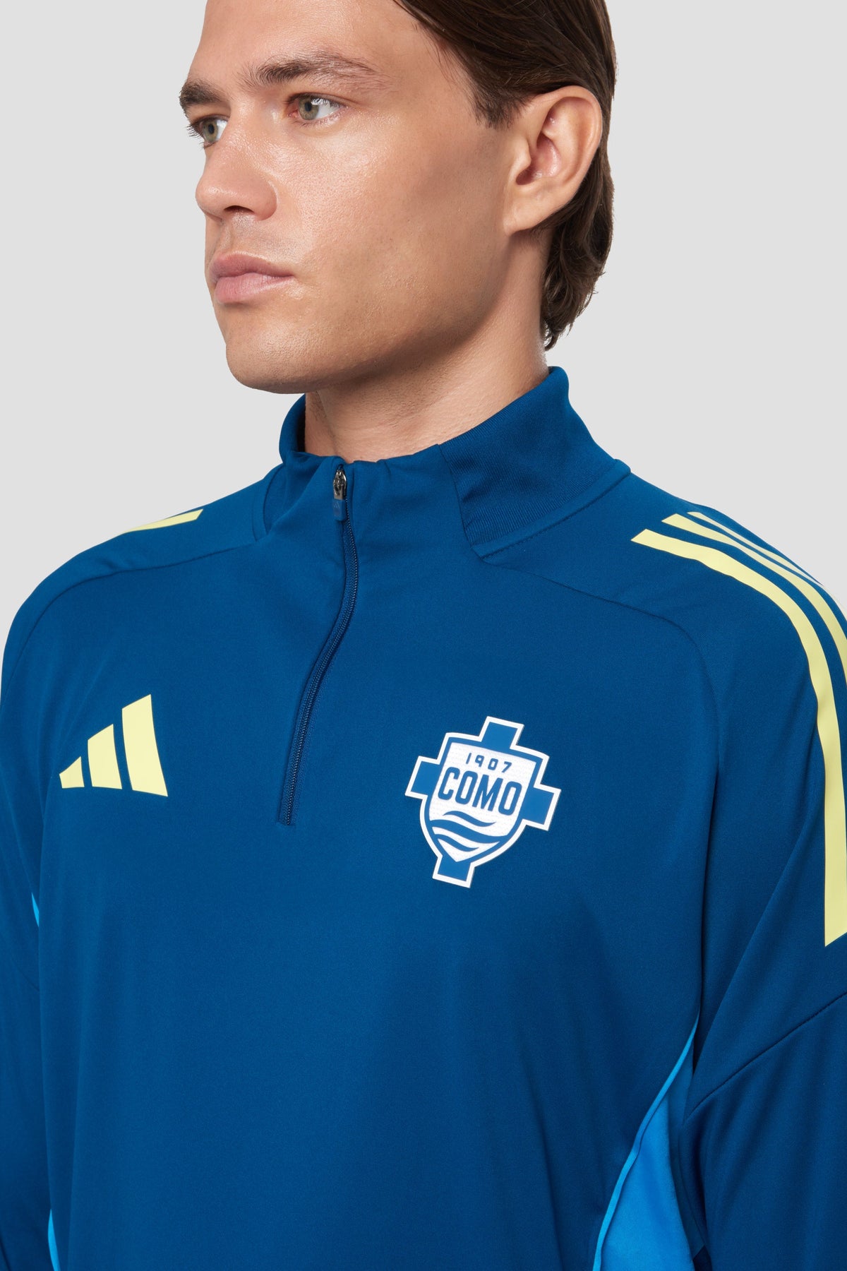 Como 1907 Maglia Manica Lunga Mezza Zip Allenamento 2025/26
