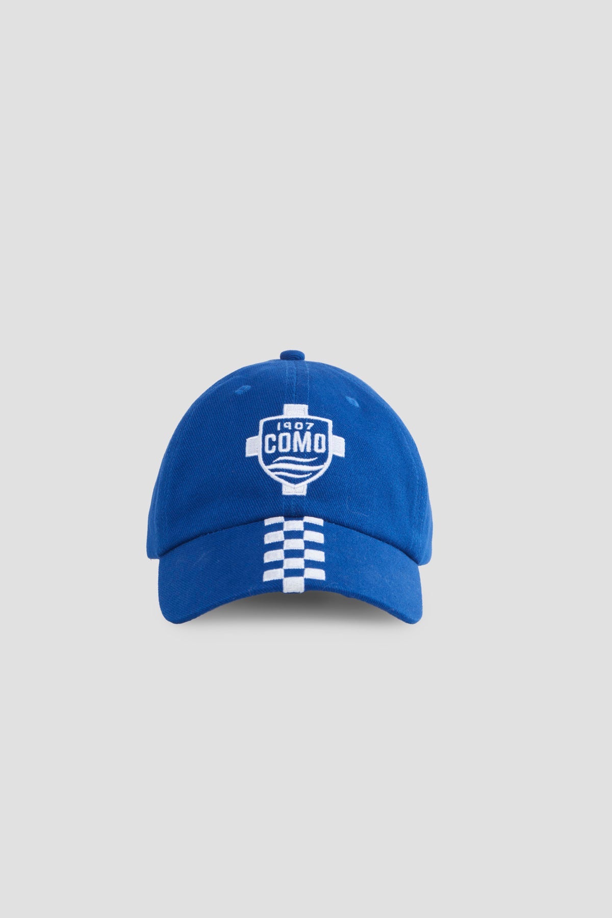 Como 1907 Baseball Cap Scacchi Blu Royal