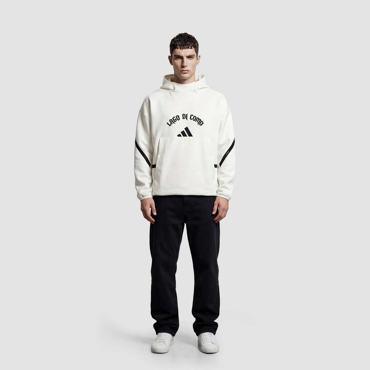 Adidas x Como 1907 Lago Di Como Felpa Bianca