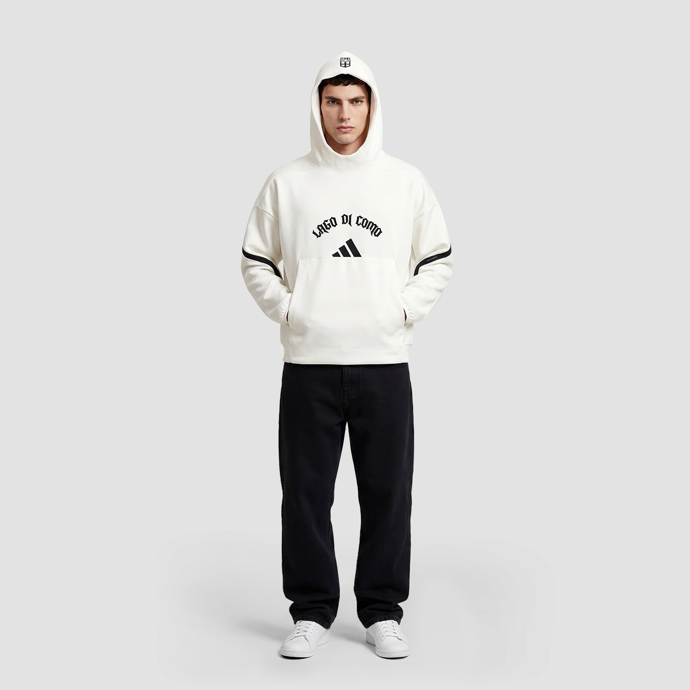 Adidas x Como 1907 Lago Di Como Felpa Bianca