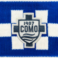 Como 1907 Beanie Scacchi Blu Royal