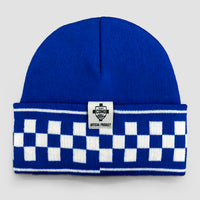 Como 1907 Beanie Scacchi Blu Royal