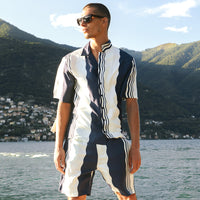 Como Cup Bermuda Seta - Onde Navy