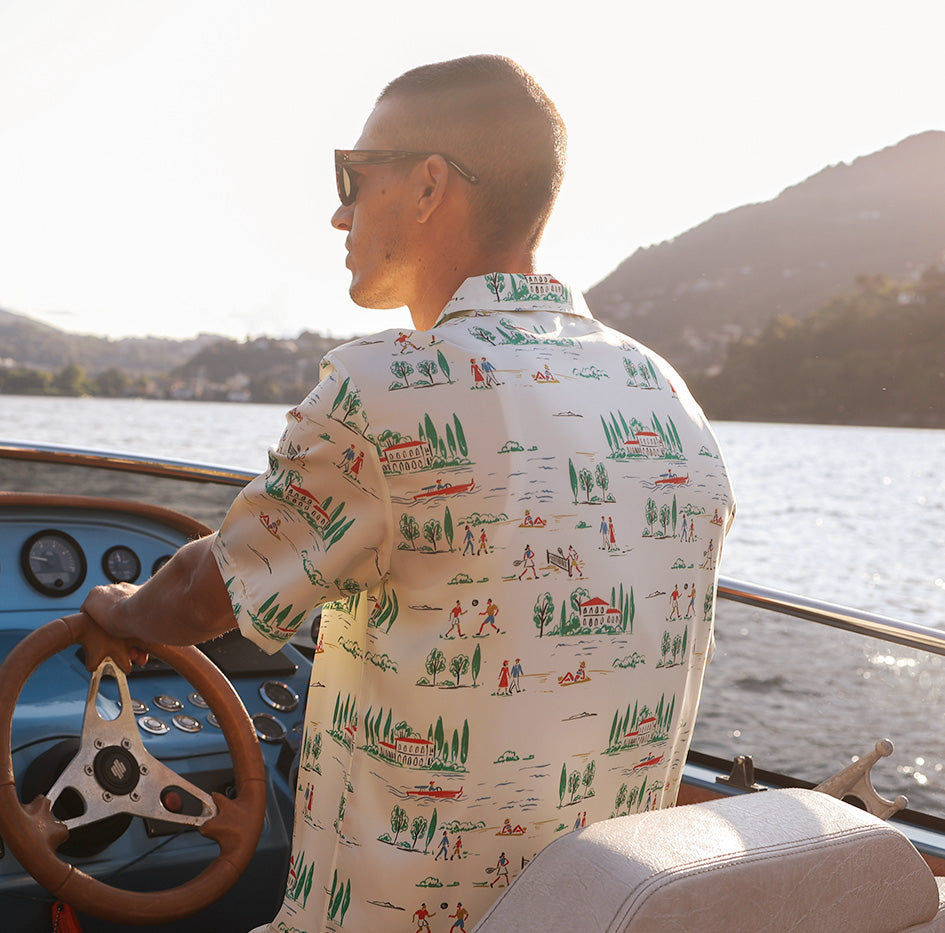 Como Cup Camicia Seta Lago & Sport